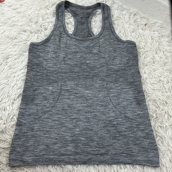 🔥$SALE$🔥 Lululemon Swiftly Tech Tank Heathered Grey Slate - Picture 1 of 4
